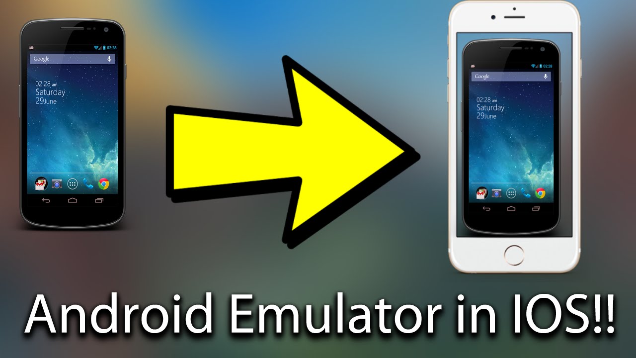 install Android emulator for ios