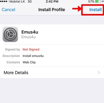 install emus4u for ios