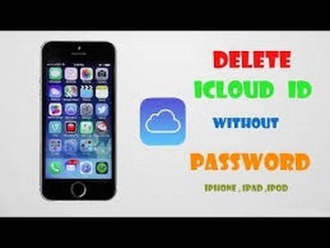 delete icloud account without password