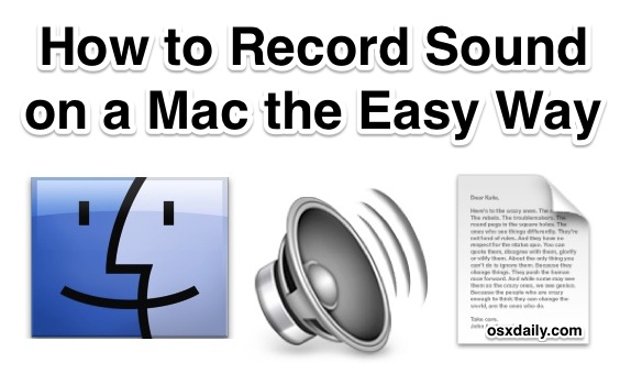 how to record audio on mac